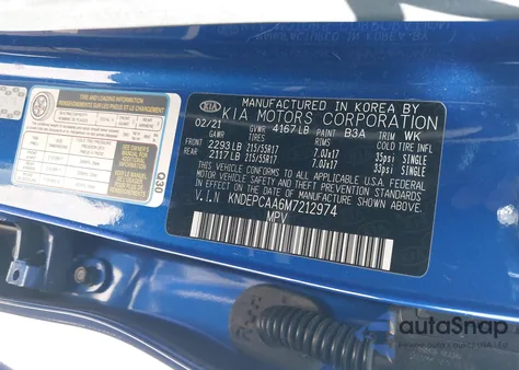 2021 Kia Seltos Lx из США, поврежденный, VIN KNDEPCAA6M7212974